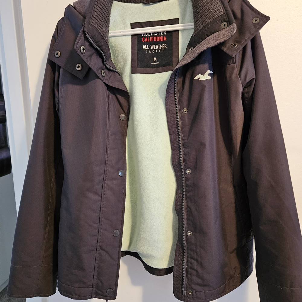 HollisterDark Grey All-Weather Jacket